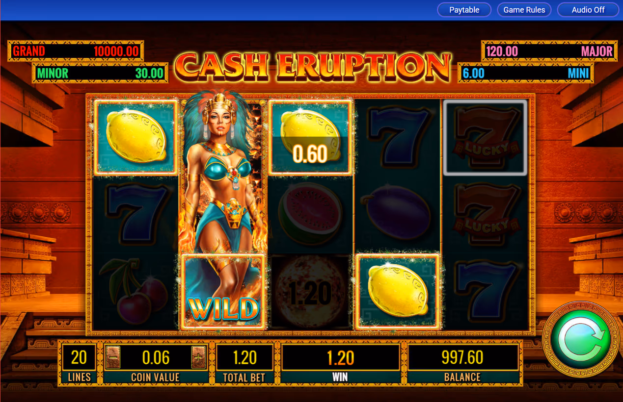 Cash Eruption artwork