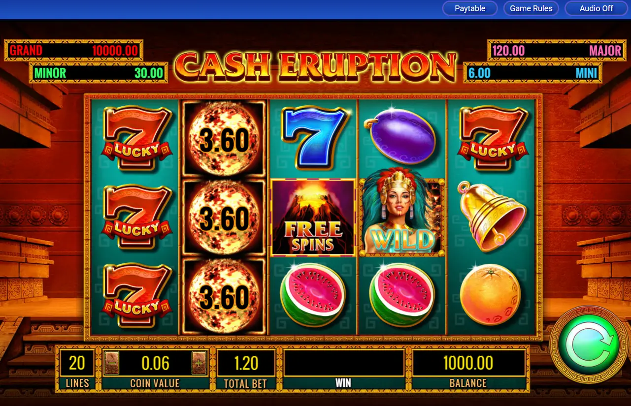 Cash Eruption artwork
